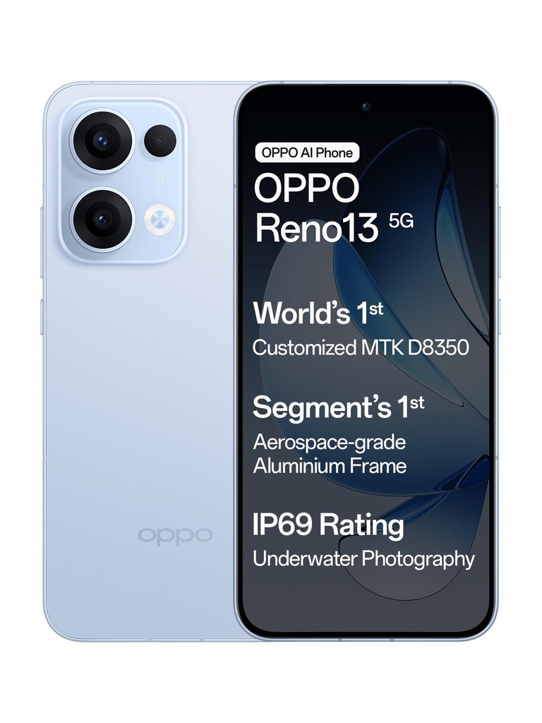 Reno13 5G (Sky Blue, 256 GB) (8 GB RAM)