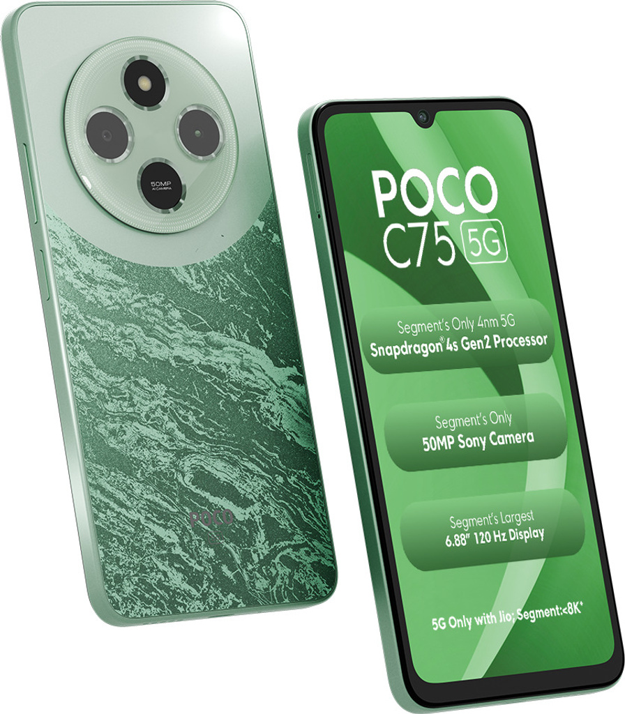 poco c75 5g enchanted green 128 gb