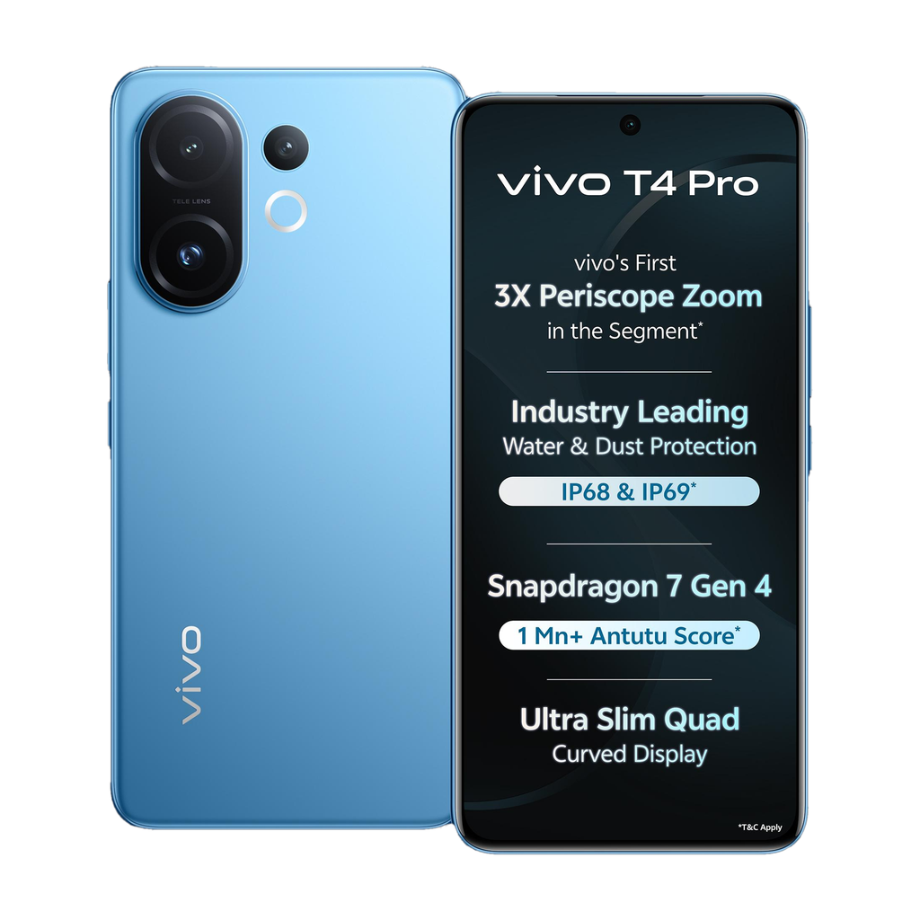 vivo T4 Pro 5G (Nitro Blue, 128 GB)