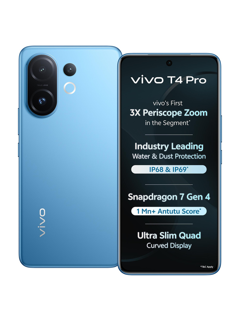 vivo T4 Pro 5G (Nitro Blue, 128 GB)