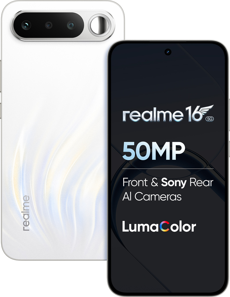 realme 16 5G (Air White, 128 GB)