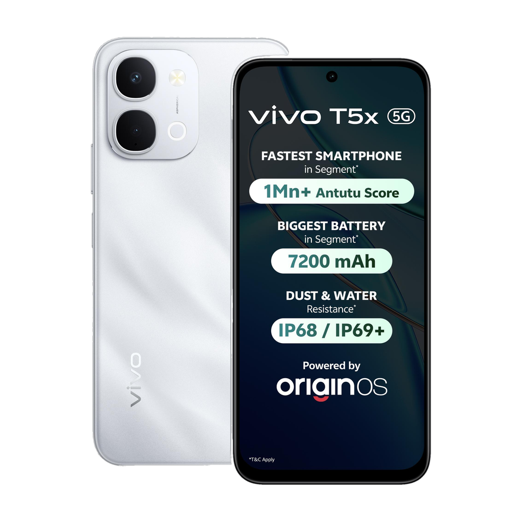 vivo T5x 5G (Star Silver, 256 GB)