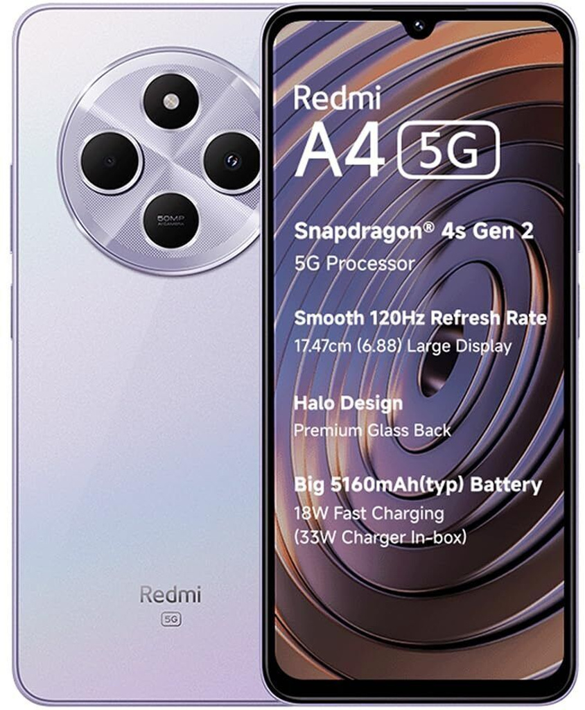 redmi a4 sparkle purple 64 gb
