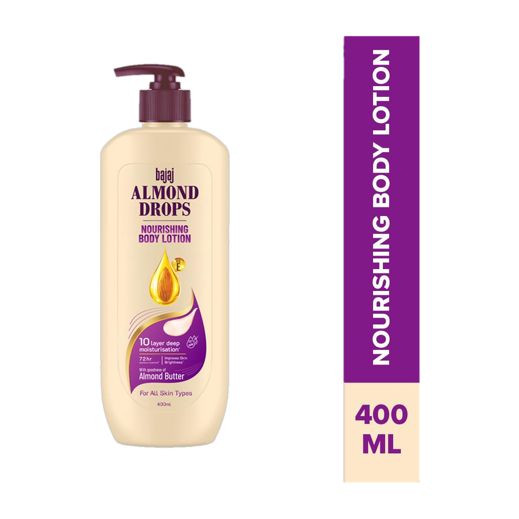 bajaj almond drops nourishing body lotion butter 72 hr moisture retention