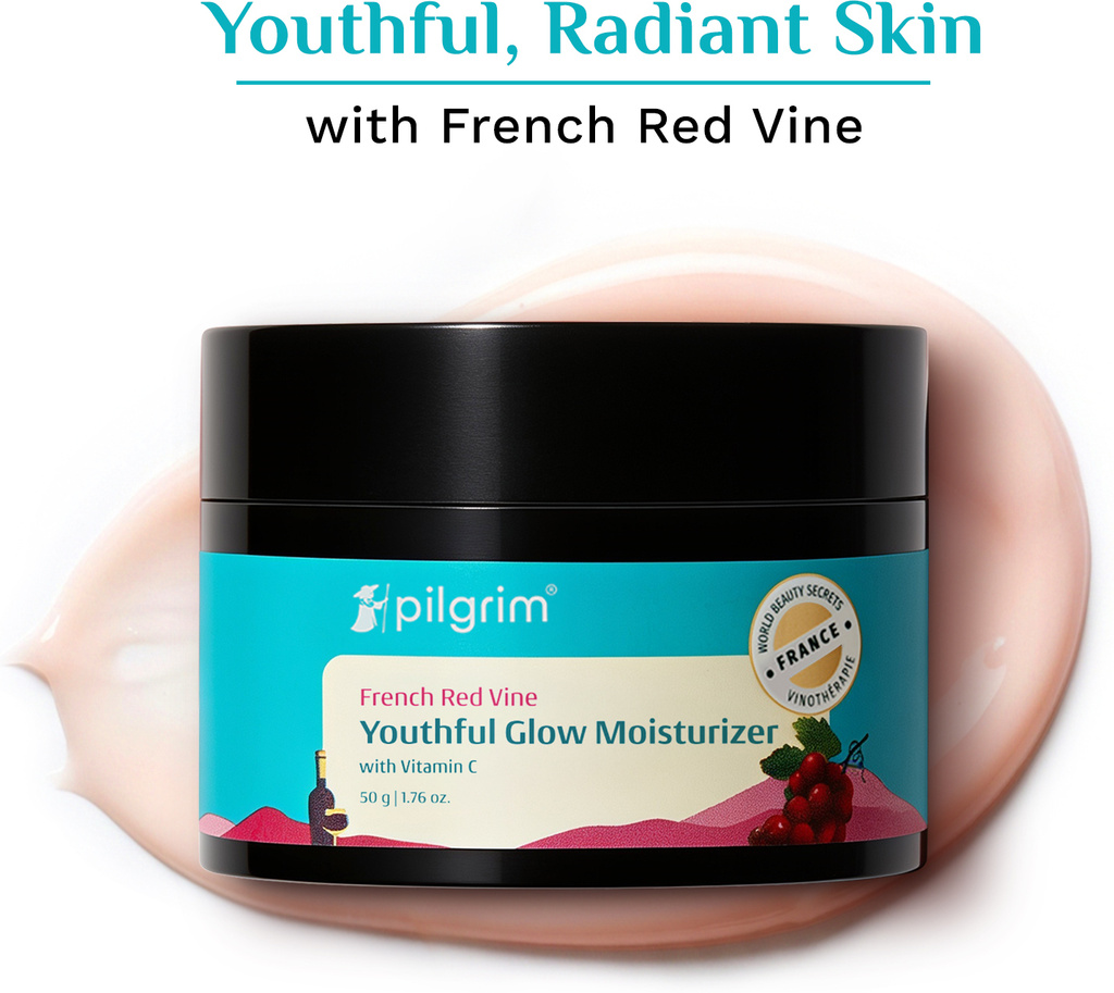 Red Vine Face Cream with SPF 30 for Anti-Aging & Sun Protection (50 g)