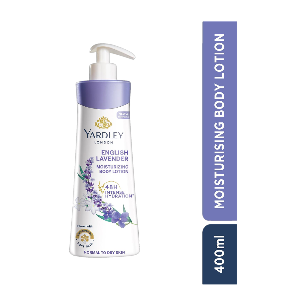 yardley london english lavender moisturizing body lotion germ shield floral extracts