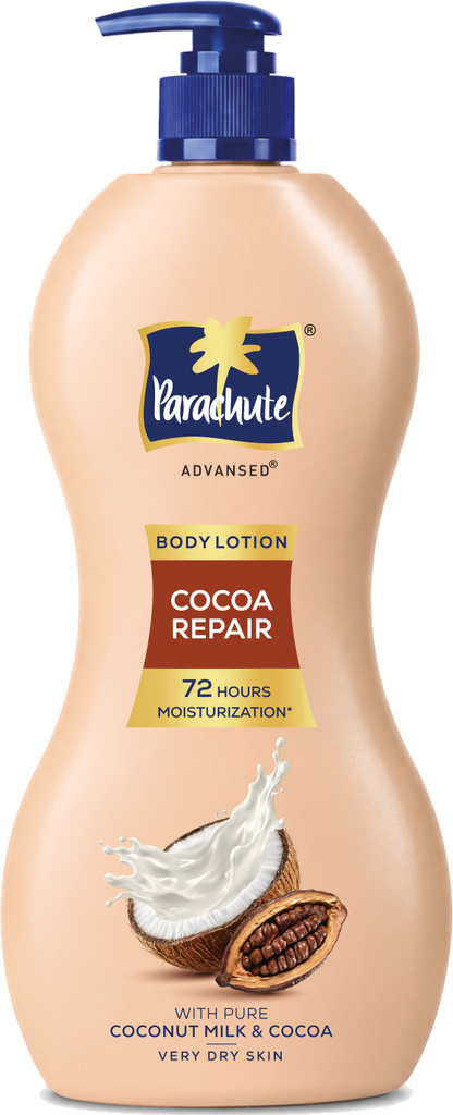 parachute advansed cocoa repair body lotion 600ml