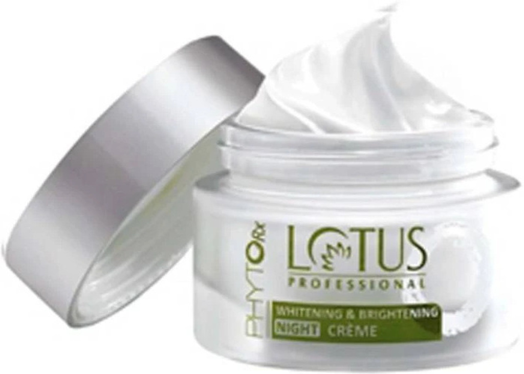 lotus professional whitening brightening night cream