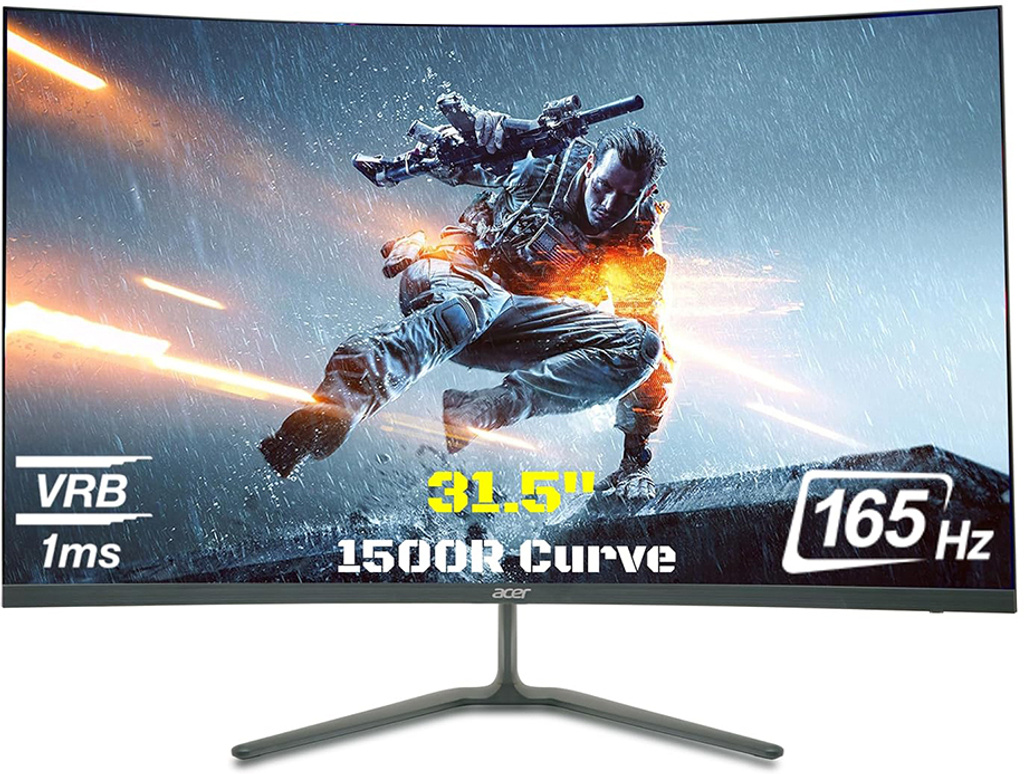 Acer 80.01 cm (32 inch) Curved Full HD LED Backlit VA Panel Gaming Monitor (ED320QR)