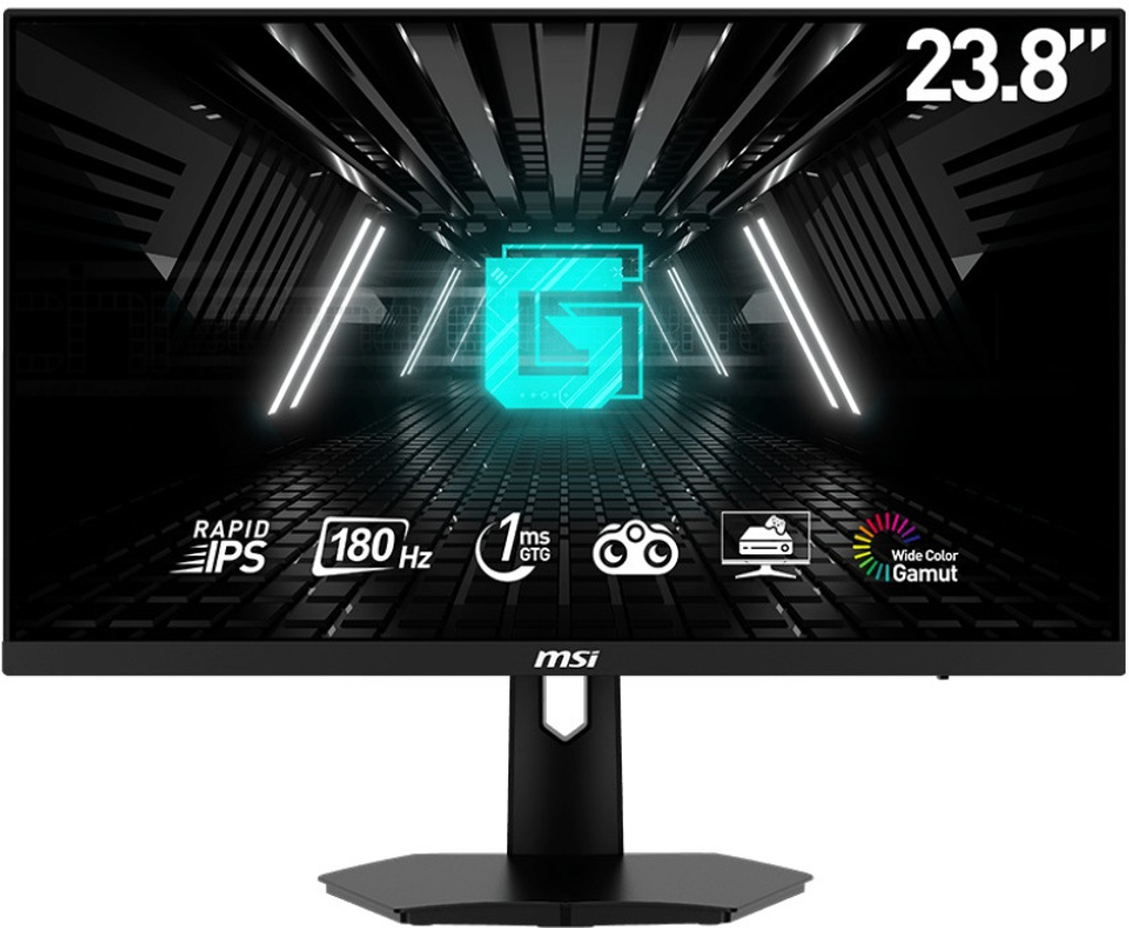 msi 60 96 cm 24 inch full hd ips panel anti flicker technology less blue light wide color gamut gaming monitor g244f e2