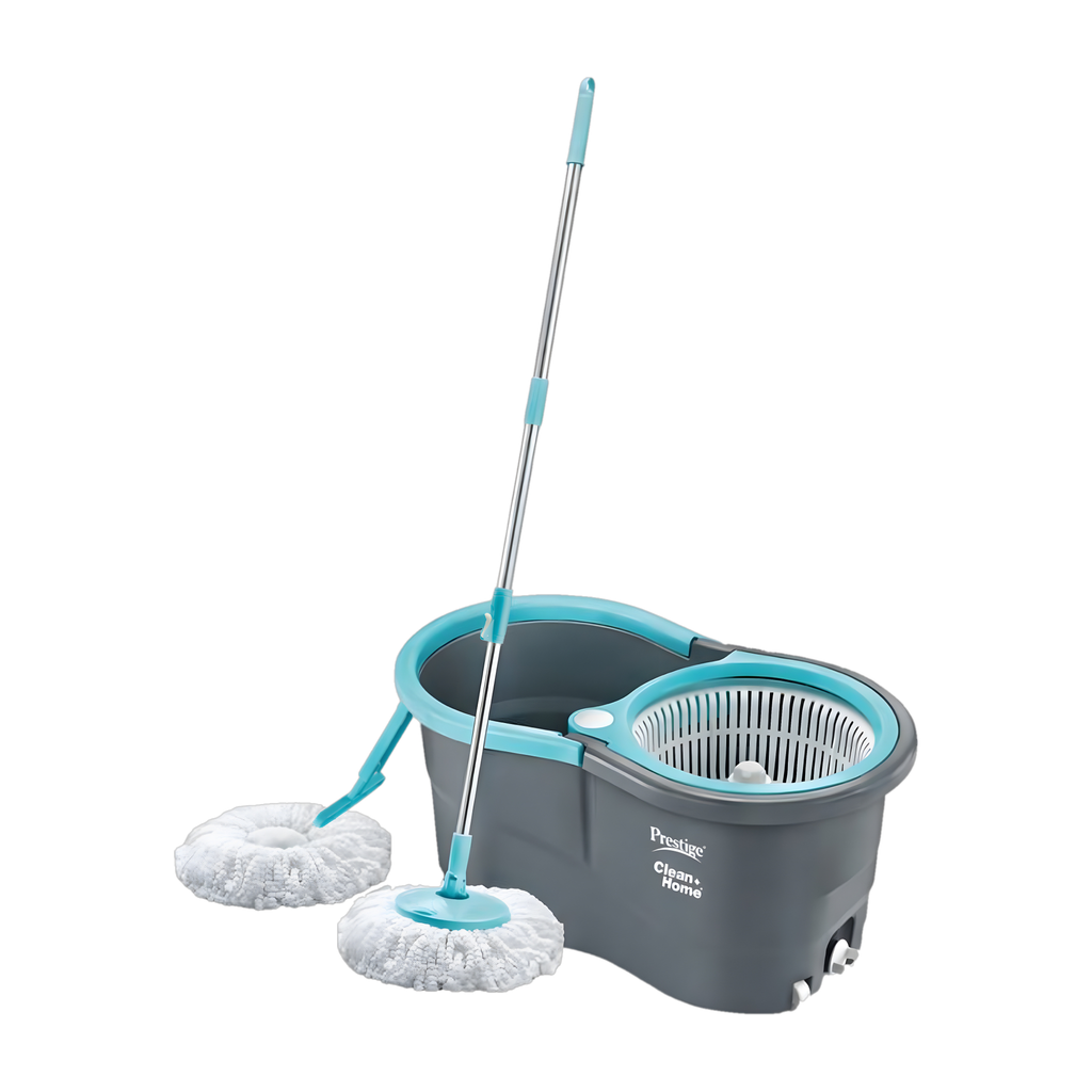 Prestige Alpha with 2 Microfiber heads 360 Degree Spinner Mop Set