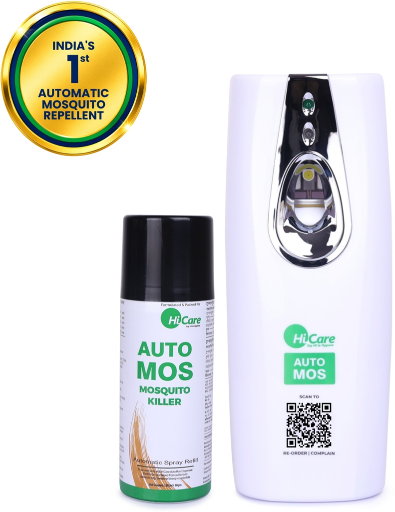 hicare automos machine 1 refill starter pack 90 days mosquito vaporiser