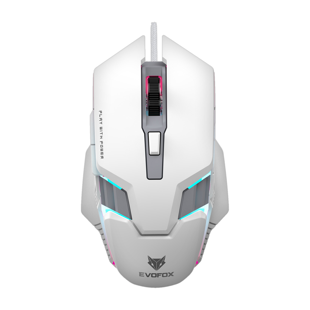 evofox spectre 3600 dpi gaming sensor 7 colours rainbow lighting…