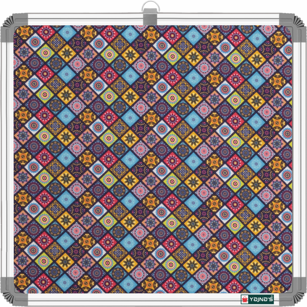 28x28 CM Premium Material Golden Galaxy Notice/ Pin-up/ Soft Board For Home Use Notice Board (28 cm x 28 cm)