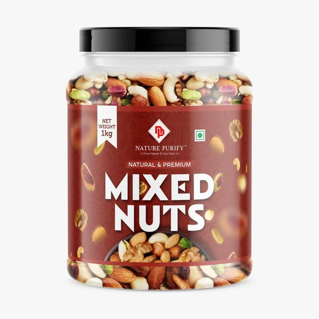Mix Dry Fruits [ Cashews, Pistachios,Apricot,Black Raisins] Almonds (1 x 1 kg)