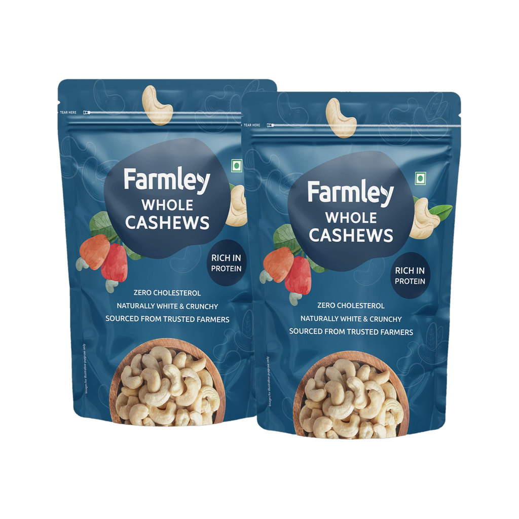 Farmley Whole Raw Kaju Cashews