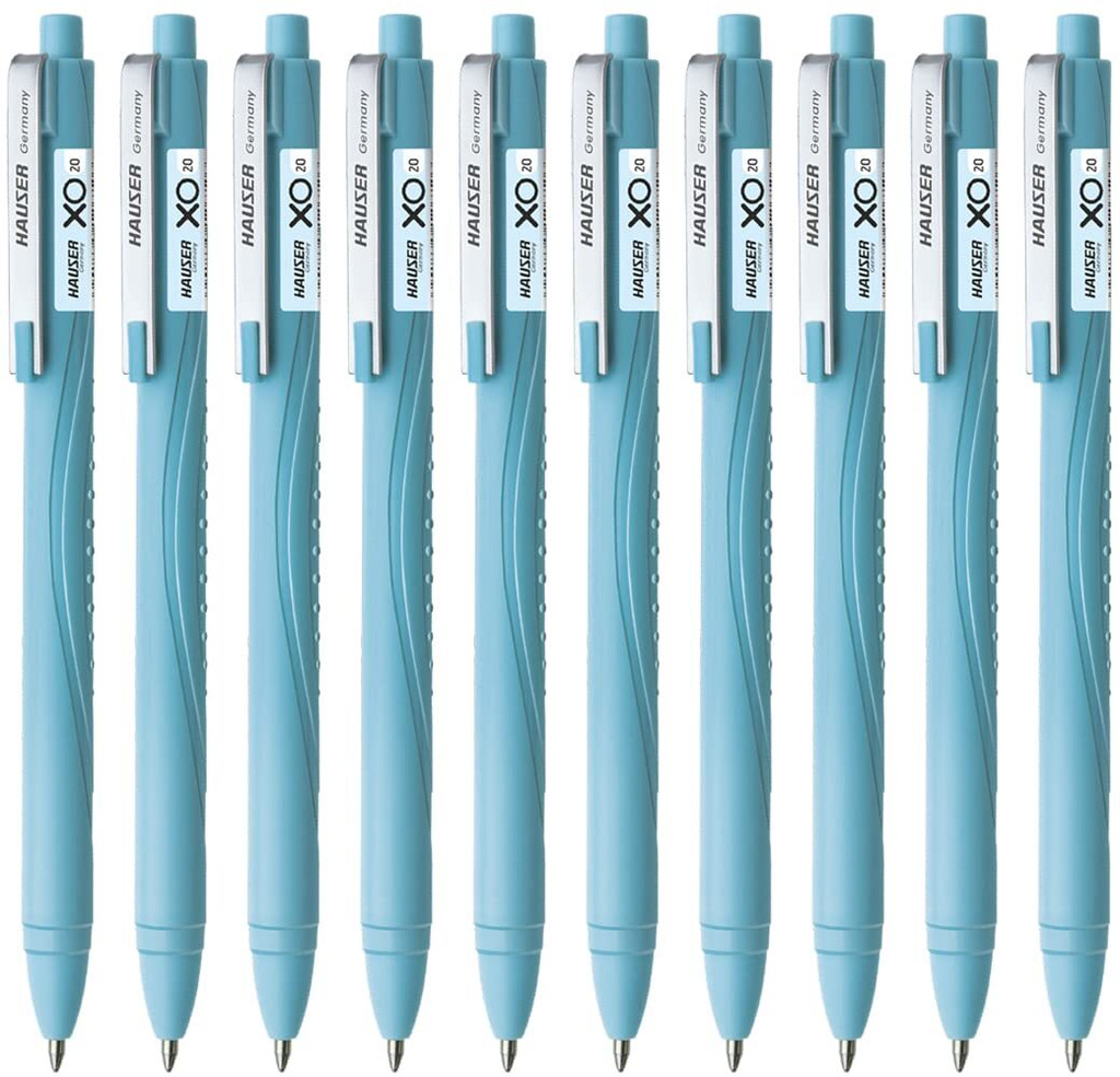 hauser xo 20 retractable ball pen box pack 0 6 mm comfortable grip