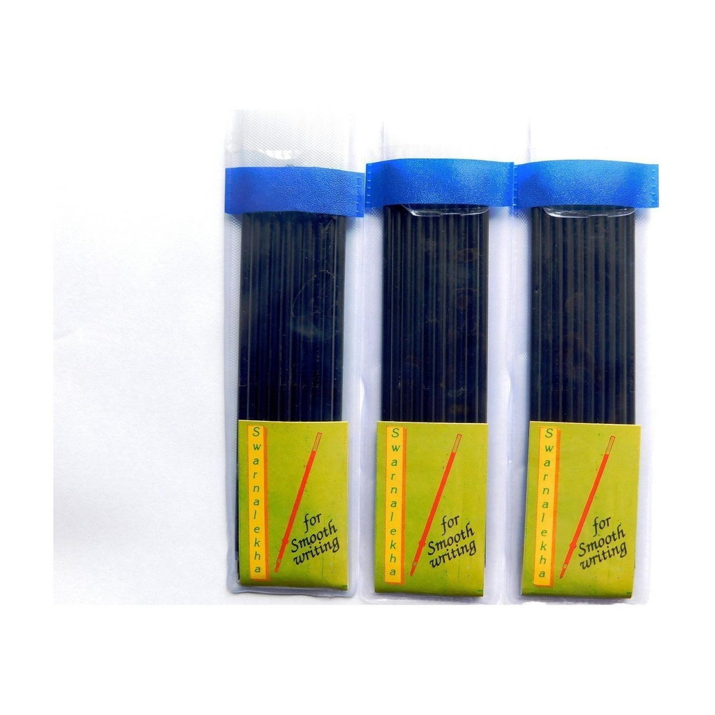 Ballpoint BLUE (14.2 cm length) Ball Pen Refill (Pack of 100, Ink Color - Blue)