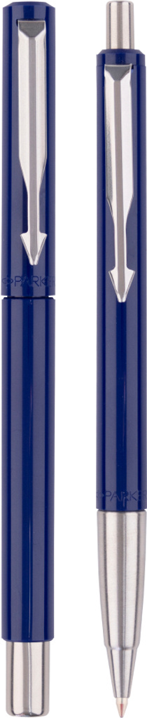 parker vector standard roller ball pen pen blue body colour pack 2