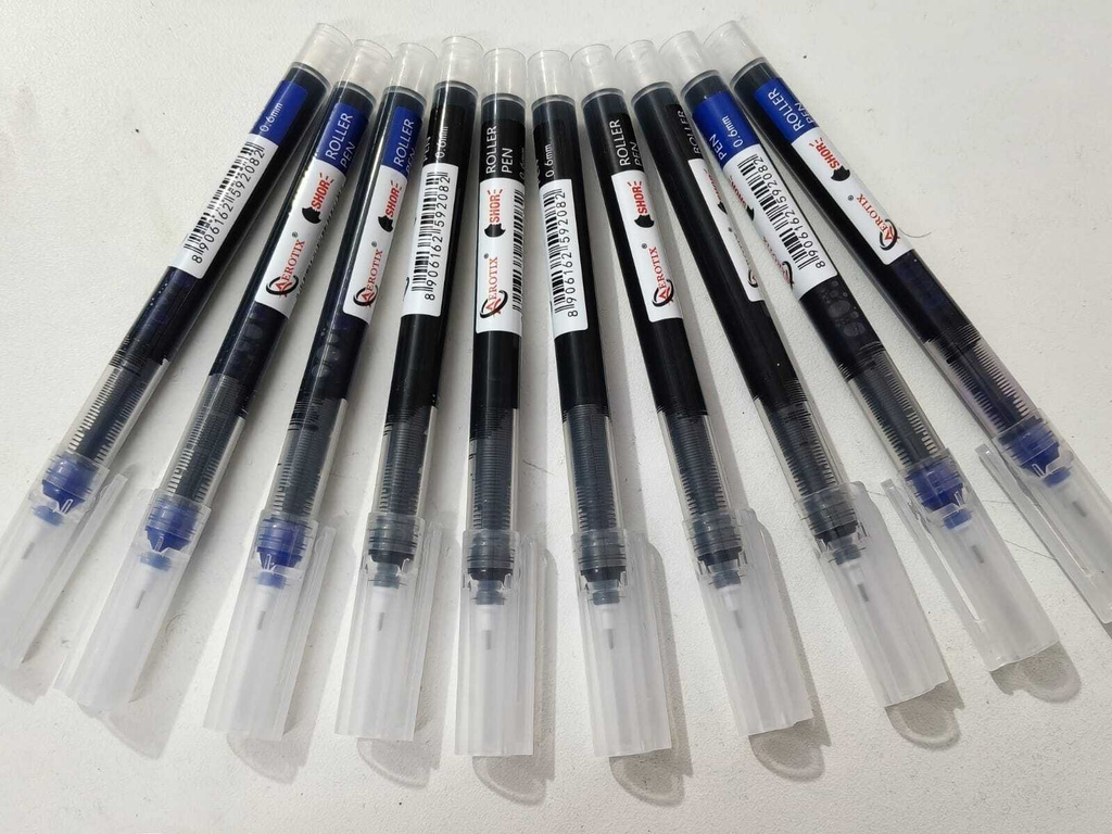 sunita enterprises roller gel ink pen set 0 5mm fine tip smooth writing pens 5 blue 5 black