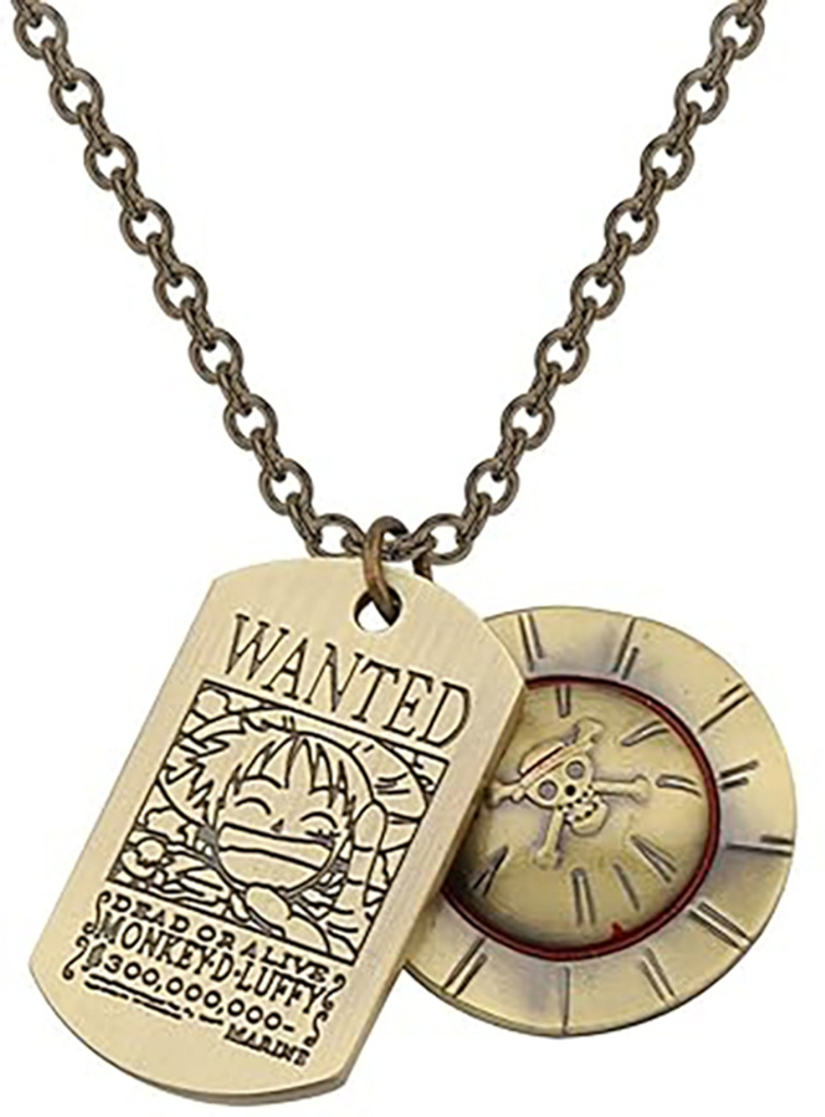 Store2508 Anime Pendant Stylish Monkey the Luffy Straw Hat Pirates Cosplay Anime Necklace Alloy