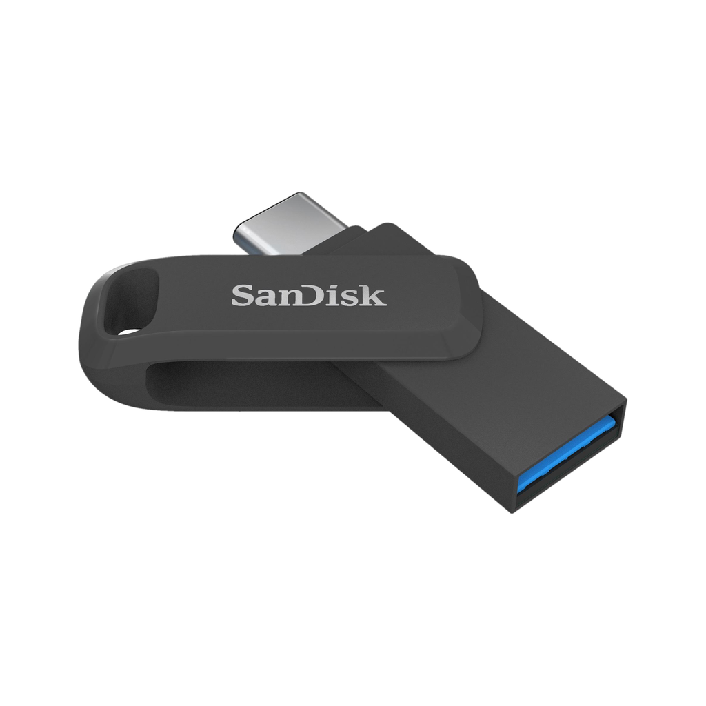 SanDisk SDDDC3-128G-I46PD 128 GB OTG Drive Compatible with Desktop Computer, Laptop, Mobile USB 3.2 Plastic Case