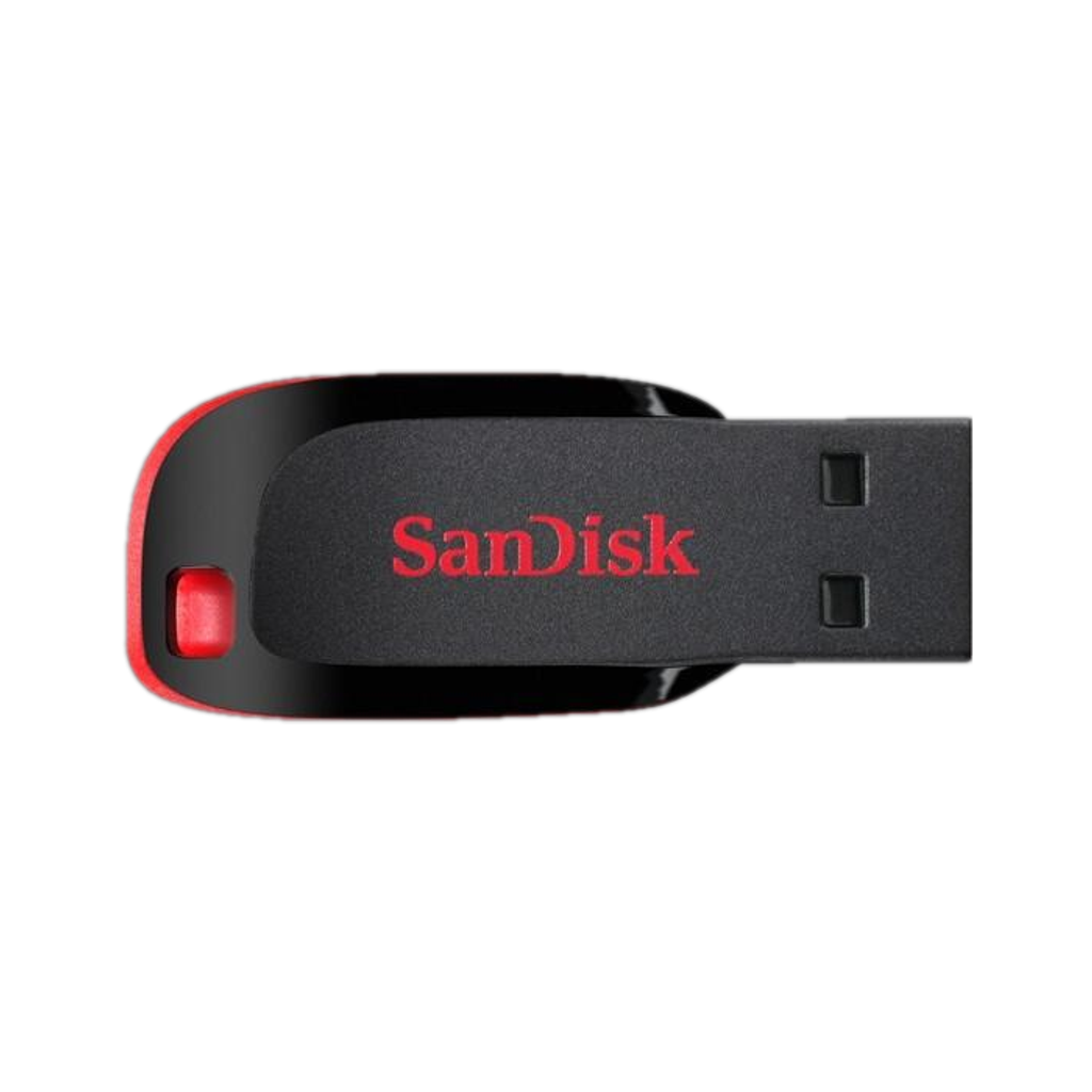 SanDisk Cruze Blade SDCZ50 64 GB Pen Drive Compatible with Desktop Computer, Laptop, Television USB 2.0 Plastic Case