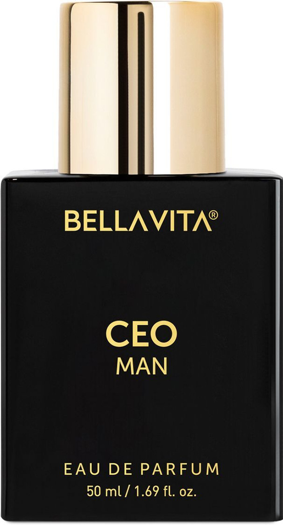 bellavita ceo man eau de perfume long lasting notes tonka agarwood ambergris parfum 50 ml