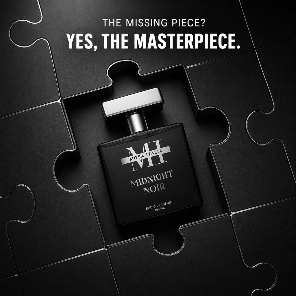 MOSA ITALIA Midnight Noir Long Lasting Perfume, Ideal for Gifting Purpose | Eau de Parfum - 100 ml