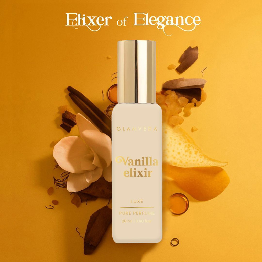 glamveda vanilla elixir pure perfume luxurious long lasting fragrance daily party wear perfume 20 ml
