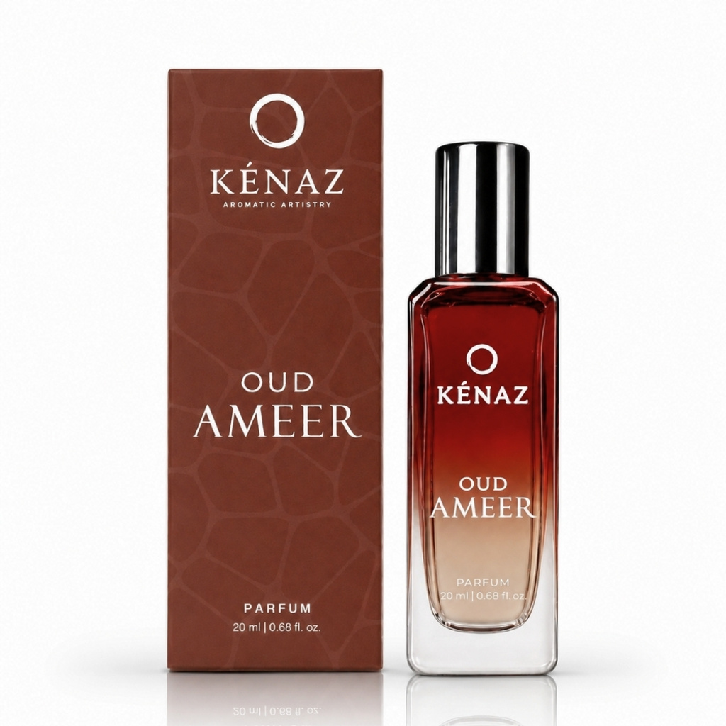 Kenaz Oud Ameer Luxury Perfume for Men & Women | Amber Oud | Oil Dubai Unisex Eau de Parfum - 20 ml