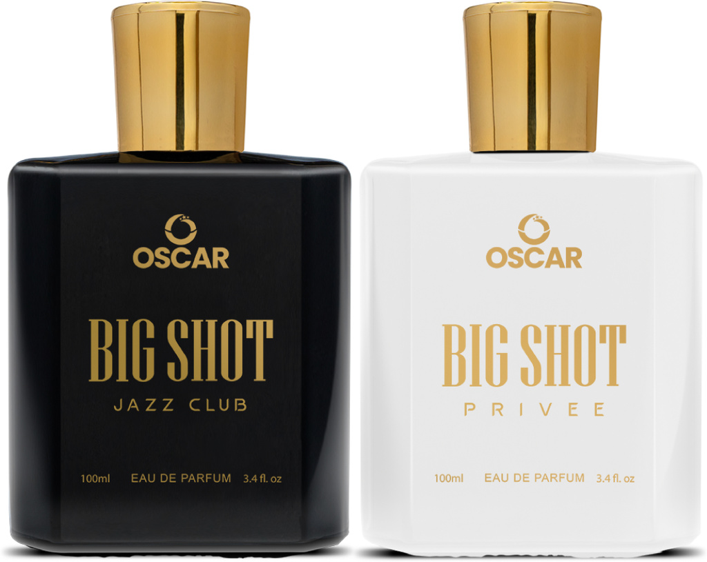Big Shot Jazz Club & Privee Premium Perfume Combo | Strong & Long Lasting Eau de Parfum  -  200 ml (For Men & Women)