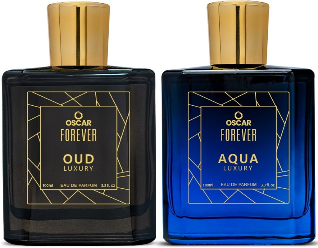 oscar forever luxury combo aqua oud long lasting fragrance 100ml each eau de parfum 200 ml