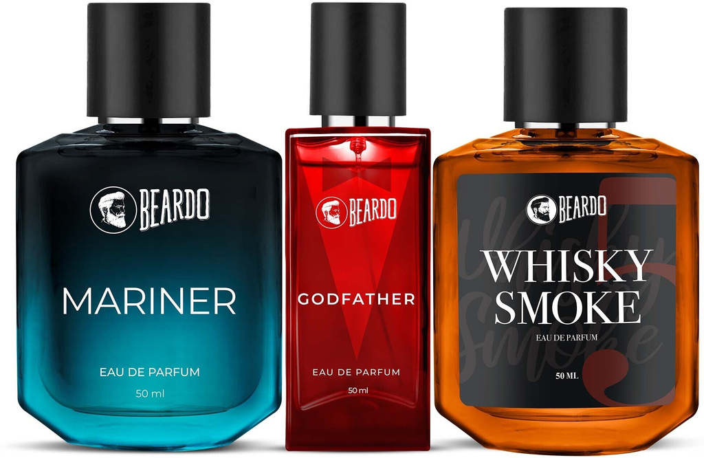Marine EDP, GodFather & Whiskey Smoke ( Set of 3) Eau de Parfum - 150 ml (For Men)