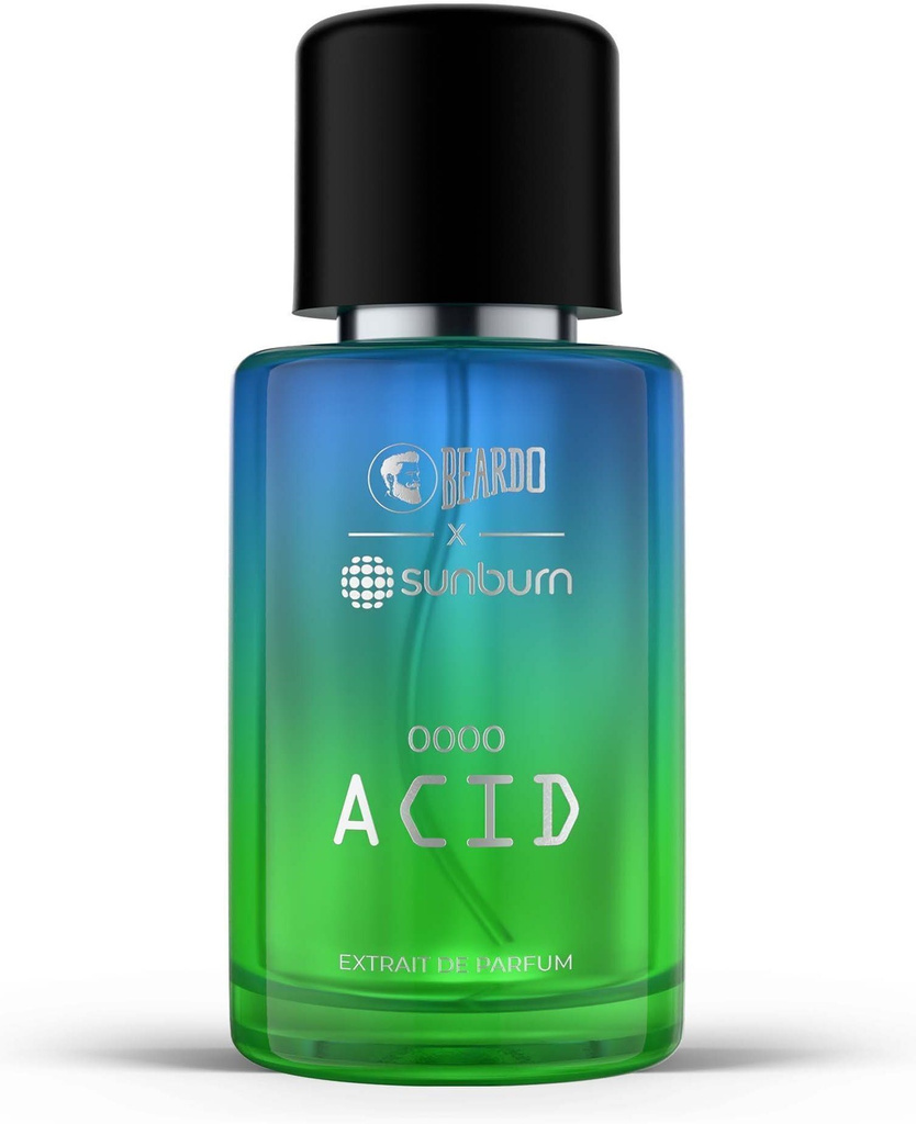 BEARDO Acid Perfume EDP Strong & Long Lasting Fragrance | Lemon, Basil, Musk, Vervain Extrait De Parfum - 30 ml