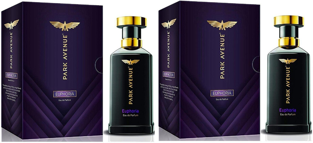 park avenue edp perfume euphoria 50ml x 2 pack eau de parfum 100 ml