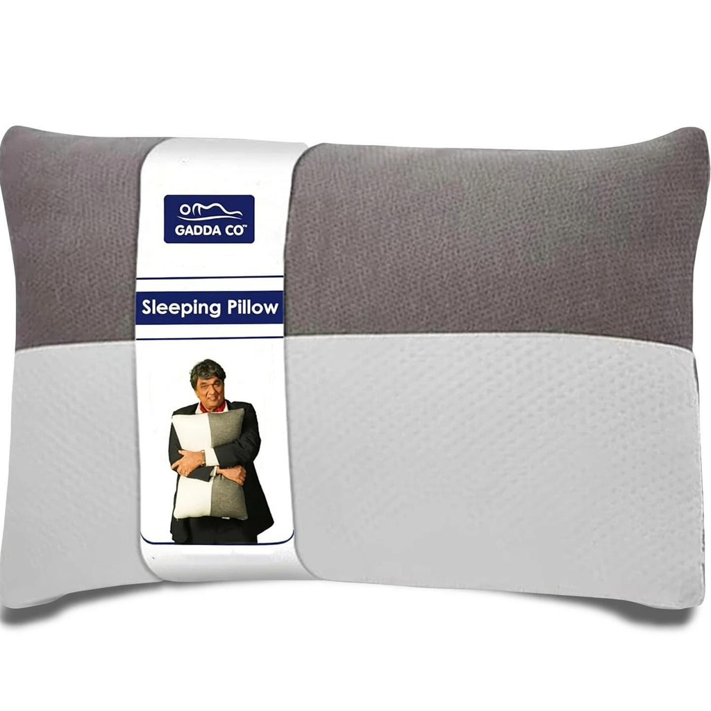 gadda co polyester fibre sleeping pillow pack 1 solid hollow fiber zip height adjustable pillow