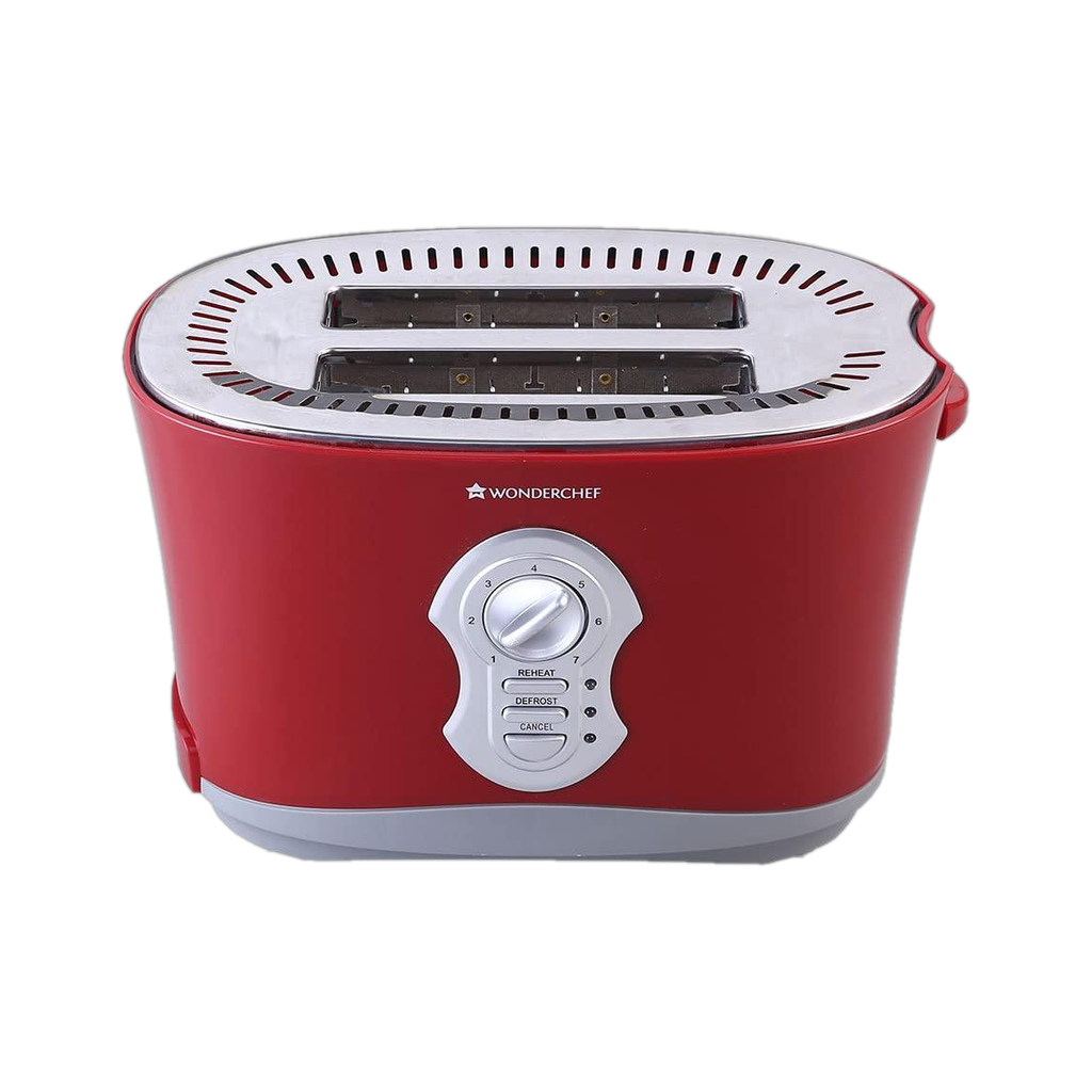 WONDERCHEF by Wonderchef Home Appliances Crimson Edge Slice Toaster Plus 800 W Pop Up Toaster