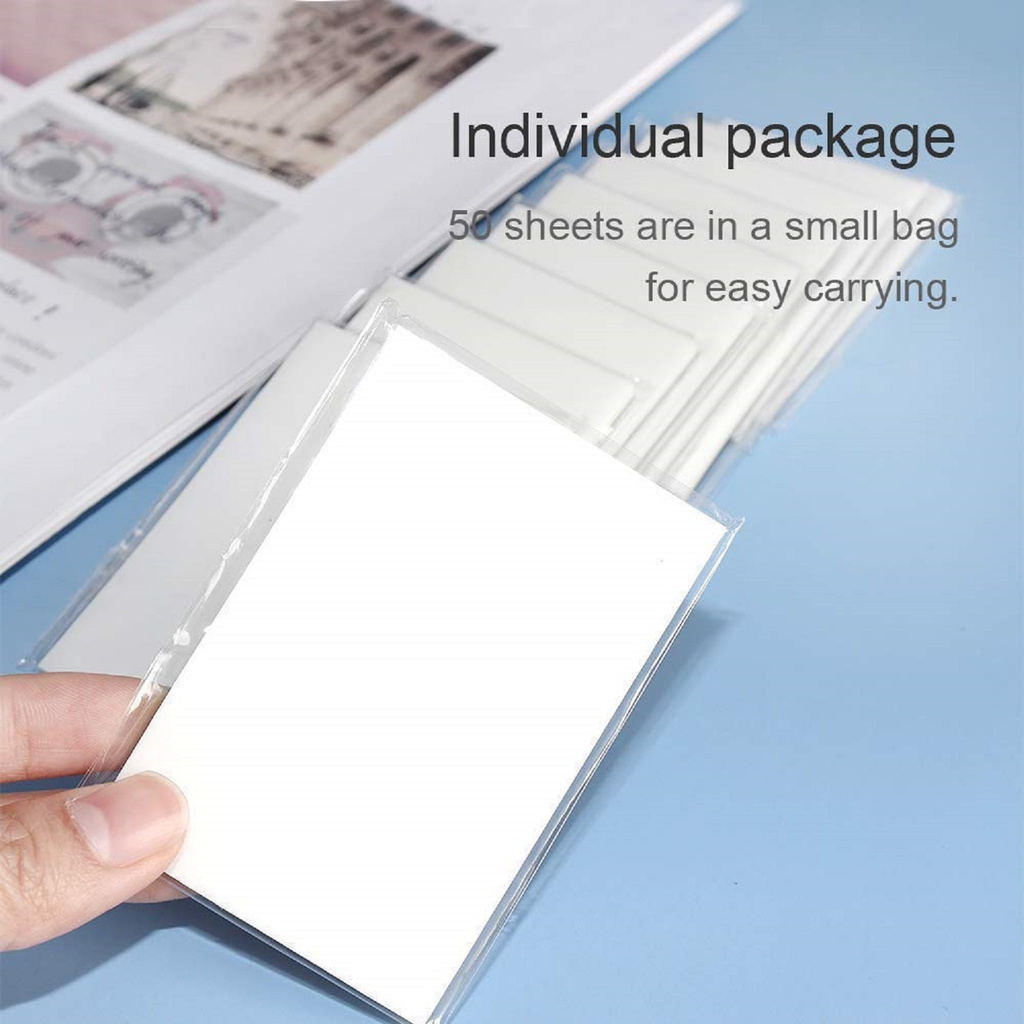 peeplvalue sticky notes 100 sheets plastic notes 1 colors