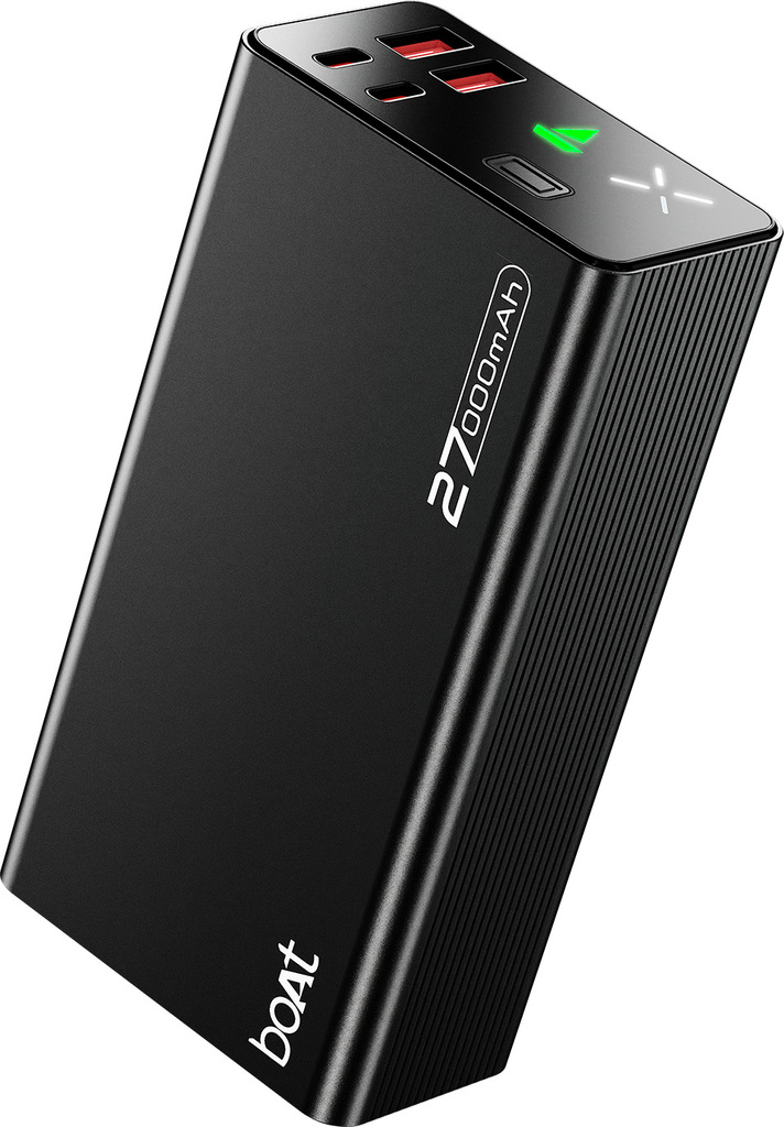 27000 mAh 22.5 W Power Bank (Onyx Black, Lithium-ion, for Earbuds, Laptop, Mobile, Smartwatch, Speaker, Tablet, Trimmer)