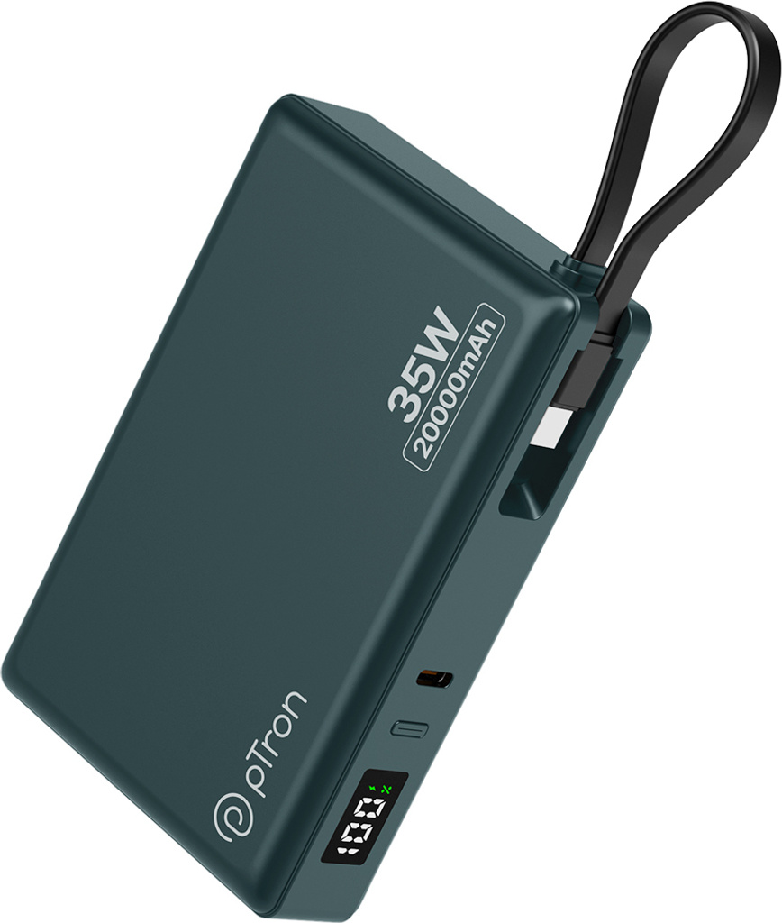 PTron 20000 mAh 35 W Compact Pocket Size Power Bank