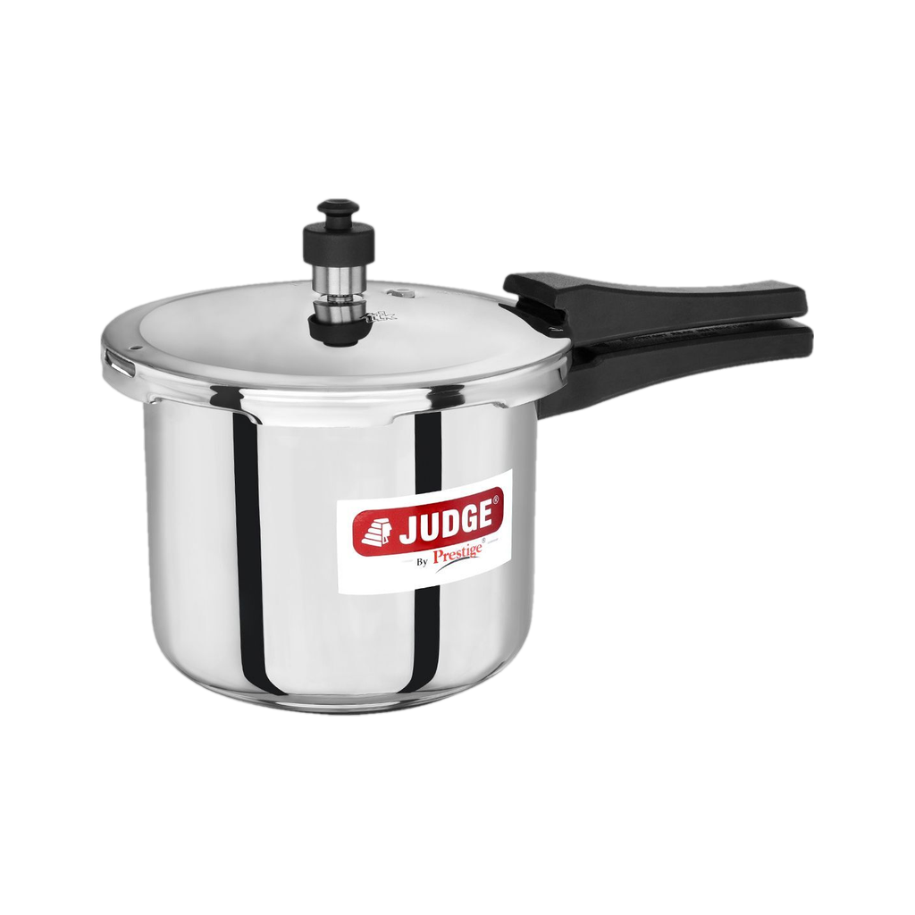 Judge Classic ACE Outer Lid Easy Grip Handle|Long Lasting Regulator 3 L Induction Bottom Pressure Cooker (Stainless Steel)