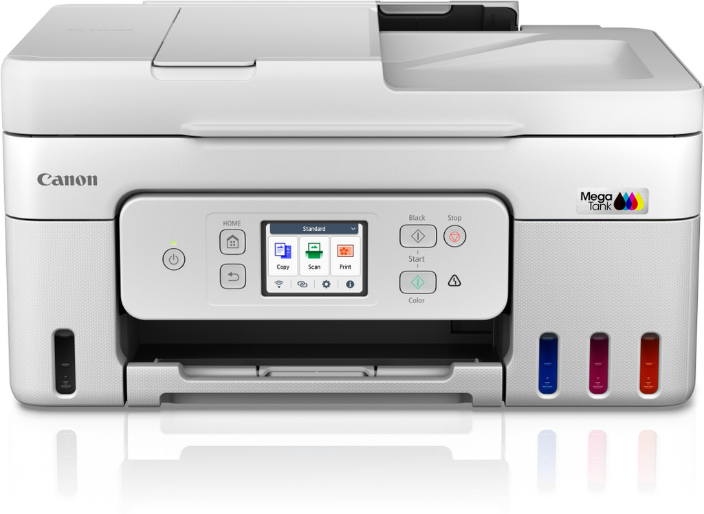 Canon MegaTank G4780 Multi-function WiFi Color Ink Tank Printer (Borderless Printing) for Print/Copy/Scan with ADF Printer,6000 black and 7700 color prints, 2.7 inch TouchScreen LCD Panel & Auto 2-Sided Printing