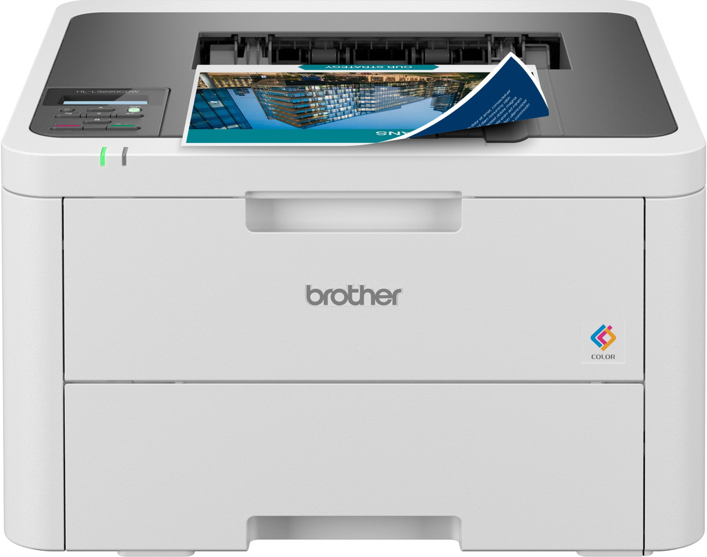 brother HL-L3280CDW Single Function WiFi Color Laser Printer with 2.7-inch Touch Screen Display, Auto Duplex Feature, 256MB Memory, 250 Sheets Paper Tray, 26 PPM, LCD Display, Free Installation & with Up to 1000 Pages of Black + Color Ink Toner in the box