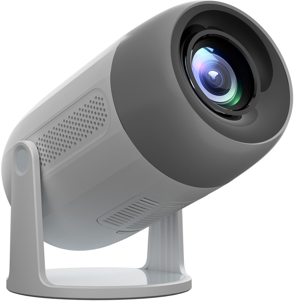 ZEBRONICS Zeb-Pixaplay 63 (Zeb-MLP 7) (6000 lm) Portable 1080p, 150 Inch Screen Size, 200 Degrees Tilt Mechanism, Auto Keystone Adaptation, Android, Built-in Speaker, Bluetooth, HDMI ARC, WIFI, Miracast Smart LED Projector