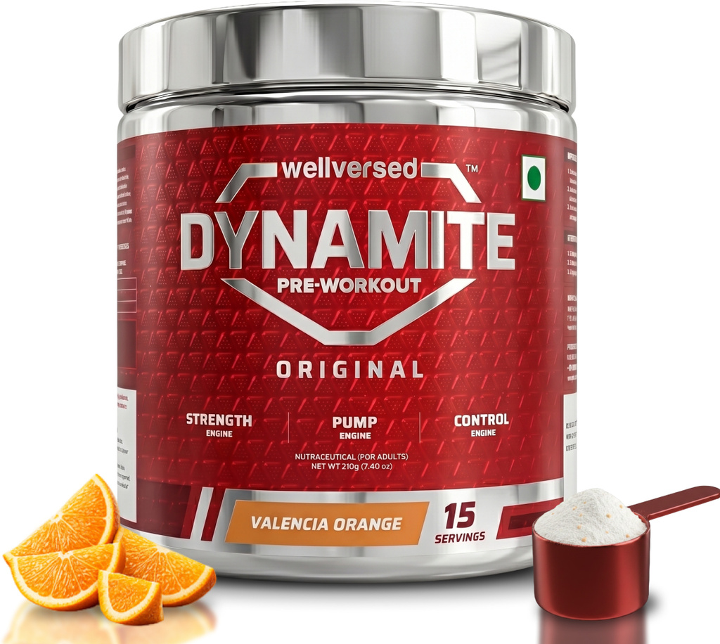 wellversed dynamite pre workout 210g 15 servings unleash explosive energy pre workout