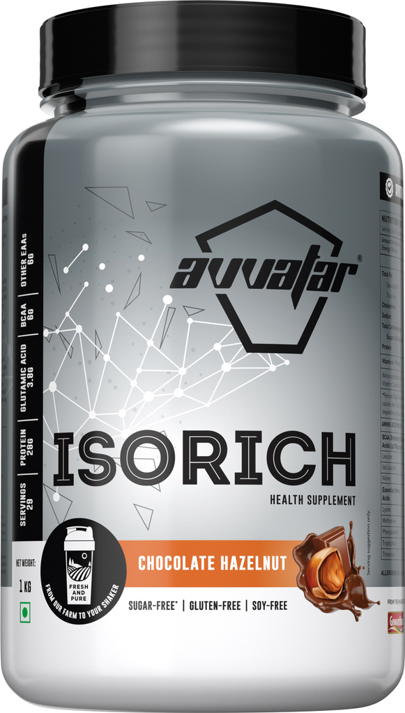Isorich Whey Protein (1 kg, Chocolate Hazelnut)