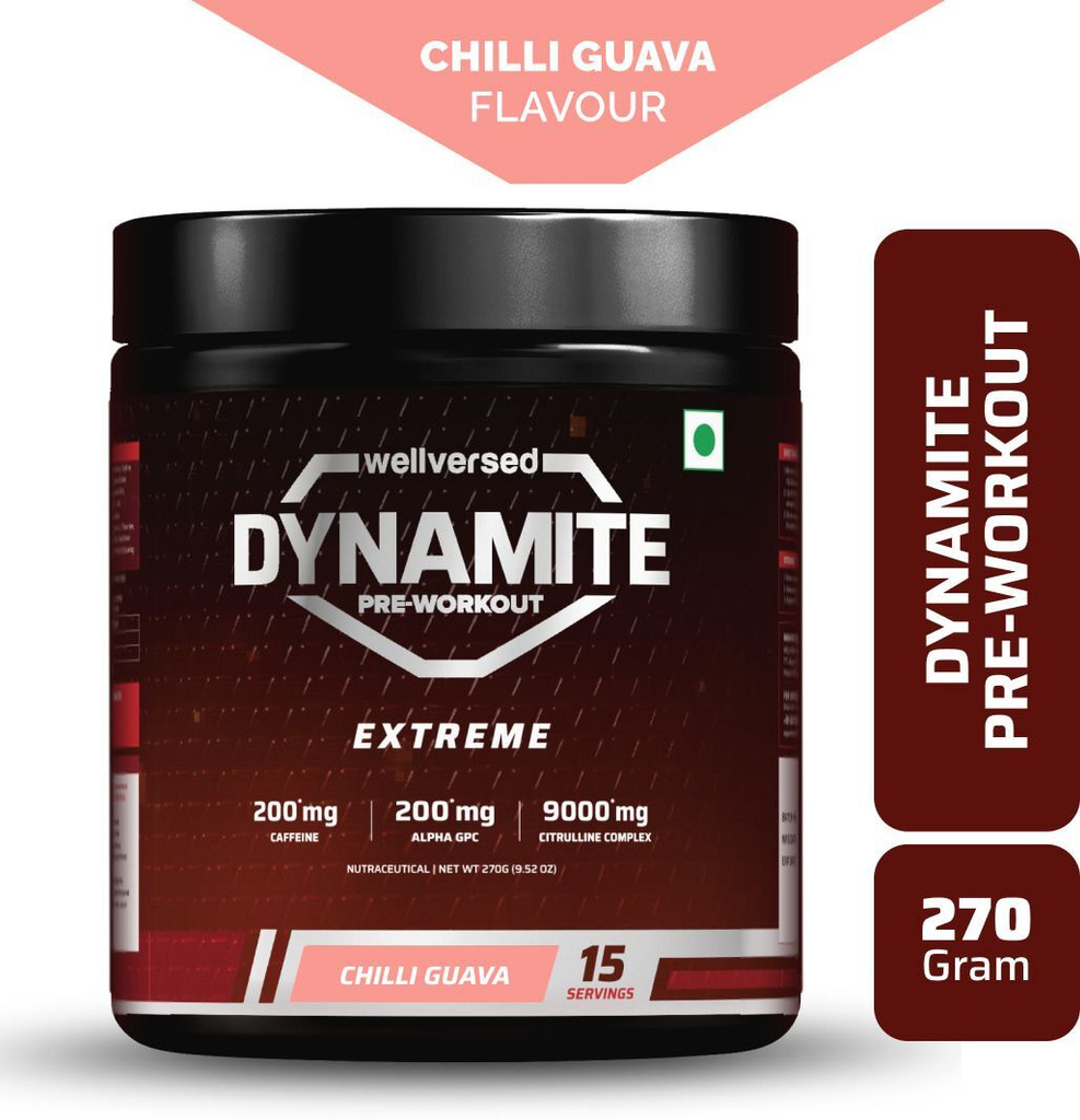 wellversed dynamite pre workout extreme 15 servings hardcore athletes high stim pre workout