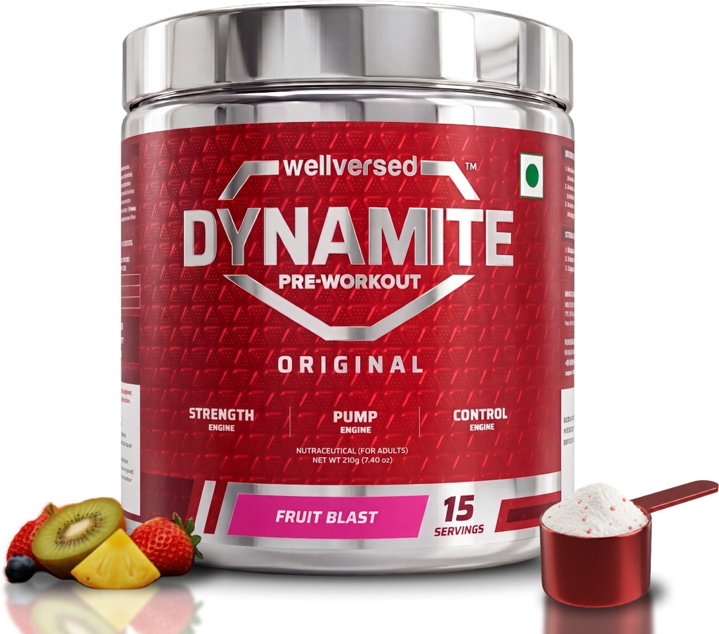 wellversed dynamite pre workout 210g 15 servings unleash explosive energy pre workout