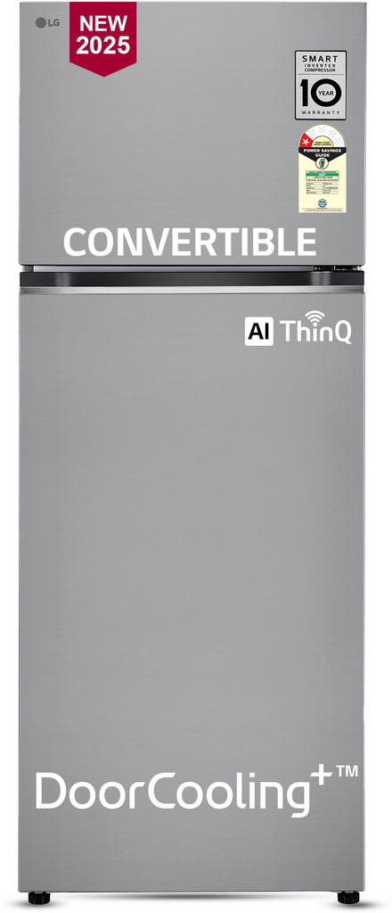 LG 466 L Frost Free Double Door 1 Star Convertible Refrigerator  with with Smart Inverter Compressor, AI ThinQ Wi-Fi and Door Cooling+